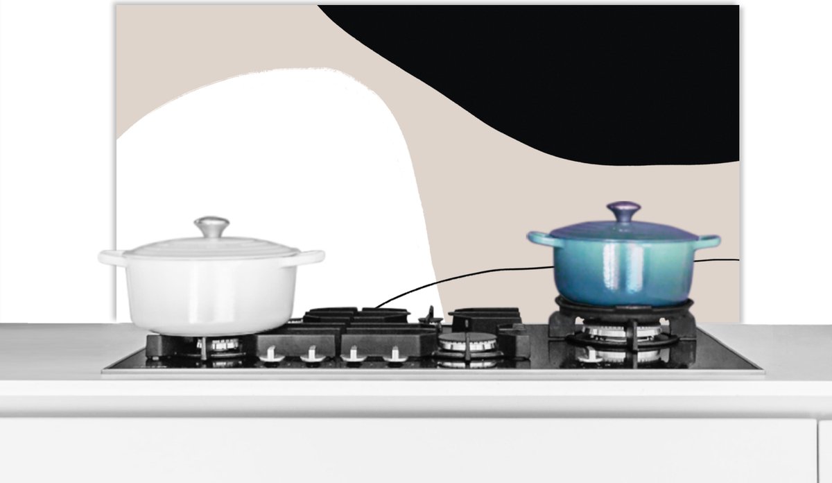Spatscherm keuken - Abstract - Design - Vormen - Keuken - 100x50 cm - Achterwand keuken - Spatscherm