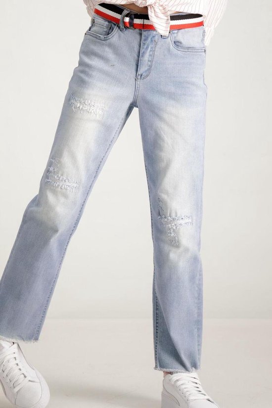 Garcia Meisjes Jeans wide leg - light used - Maat 170 | bol.com