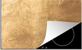 Inductie beschermer - Inductie Mat - Kookplaat beschermer - Lichtval op een gouden muur - 80x52 cm - Afdekplaat inductie - Inductiebeschermer