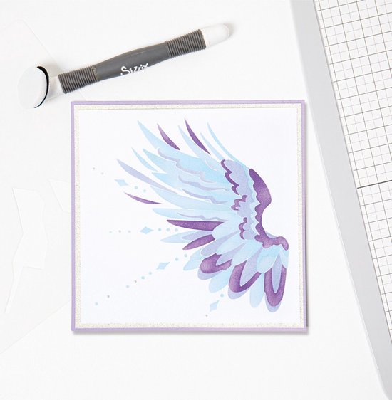 Foto: Sizzix layered stencils wings