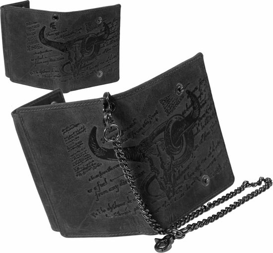 Mango portemonnee met ketting zwart