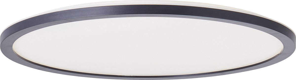 Brilliant Plafondlamp Brennan Zwart ⌀42cm Neutraal Wit 24w