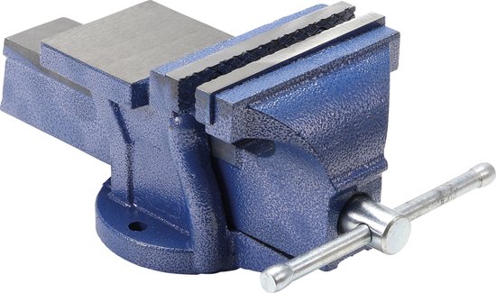 Tvardy Heavy duty bankschroef - 360° draaibaar - 125 mm - zwart
