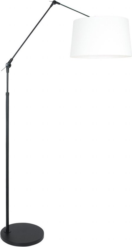 Steinhauer Prestige Chic vloerlamp - knikarm - verstelbaar - 250 cm hoog -  mat zwart... | bol.com