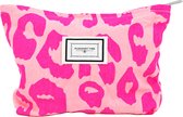 Toilettas Leopard - Neon Pink | Make-Up Tas | 25 x 20 cm | Fashion Favorite