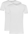 Basics t-shirt wit 2 pack voor Heren | Maat XXL