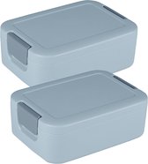 Sunware - Sigma home Food to go lunch box bleu - Set de 2
