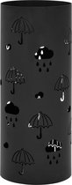 vidaXL-Parapluhouder-paraplu's-staal-zwart