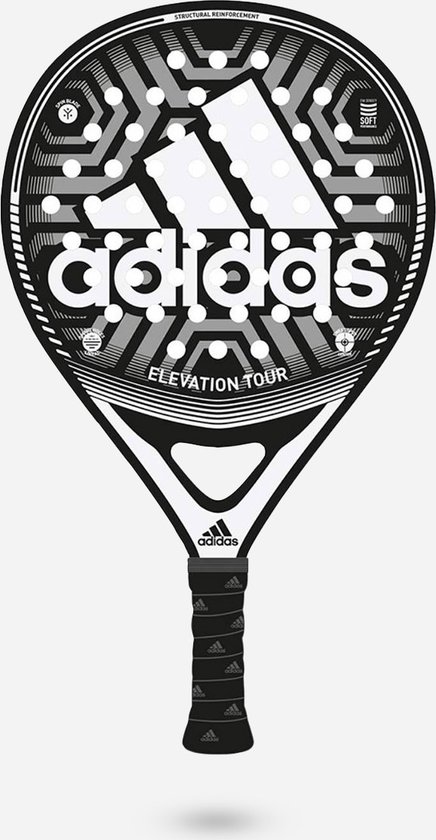 Adidas Elevation Tour - PadelRacket - Heren - Dames - Zwart/Wit