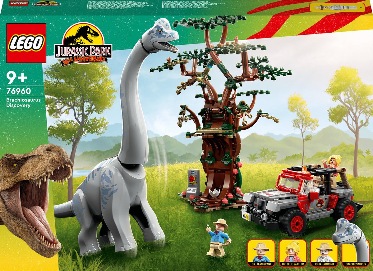 LEGO - La découverte du brachiosaure - 9 à 12 ans - JEUX, JOUETS -   - Livres + cadeaux + jeux