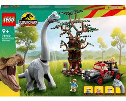 foto van LEGO Jurassic Park Brachiosaurus ontdekking Dinosaurus Speelgoed - 76960