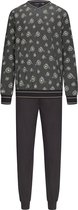 Pastunette for Men - Heren Pyjama set Jan - Grijs - Katoen - Maat XL