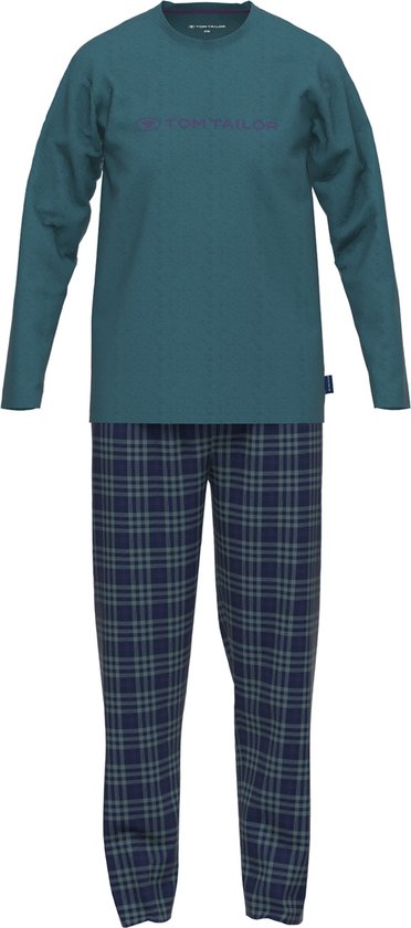 TOM TAILOR Klima Aktiv - Heren Pyjamaset - Blauw
