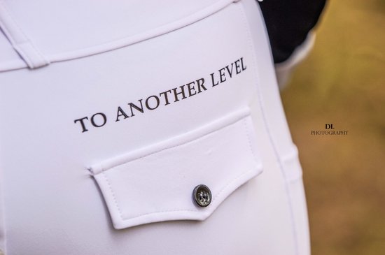 Donley - Acascalini - White- paardrijleggings - paardrijlegging - paardrijbroek - super fijne stof - maat 42 - paardenbroek - paardrij broek - paardrij legging - legging - siliconen grip