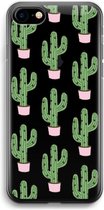 Case Company® - Hoesje geschikt voor iPhone 7 hoesje - Cactus Lover - Soft Cover Telefoonhoesje - Bescherming aan alle Kanten en Schermrand