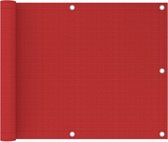 vidaXL-Balkonscherm-75x300-cm-HDPE-rood