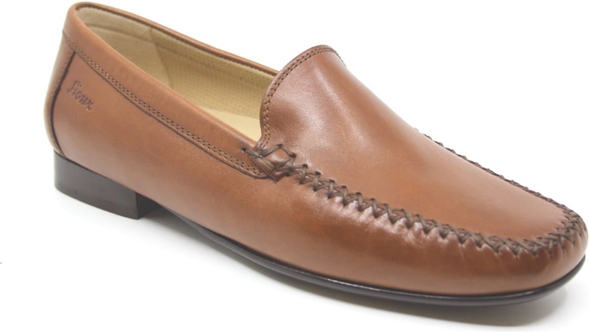 Sioux - CAMPINA - Instappers - Kleur: Cognac - Maat: 40