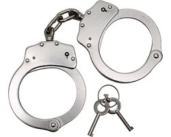 Rimba - Handboeien - Metalen Politie Polsboeien - Extra Zwaar - Verstelbaar