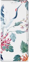 Wallet Bookcase OnePlus Nord CE 3 Lite Telefoonhoesje Bird Flowers