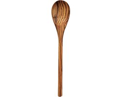 Pollepel - 25 cm - Olijfhout - Kooklepel - Houten Lepel - Pollepel Hout - Duurzame Keuze!