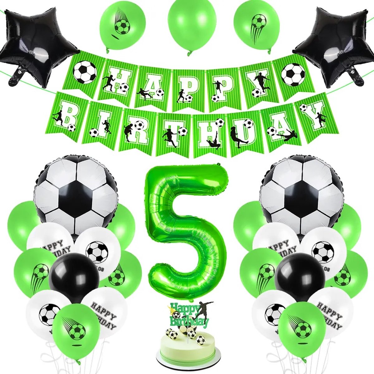 Voetbaltafelkleed - 4 stuks voetbal-thema feestdecoraties tafelkleden voor sportevenementen kinderbal-thema benodigdheden, 130 x 220 cm, 2 stijlen
