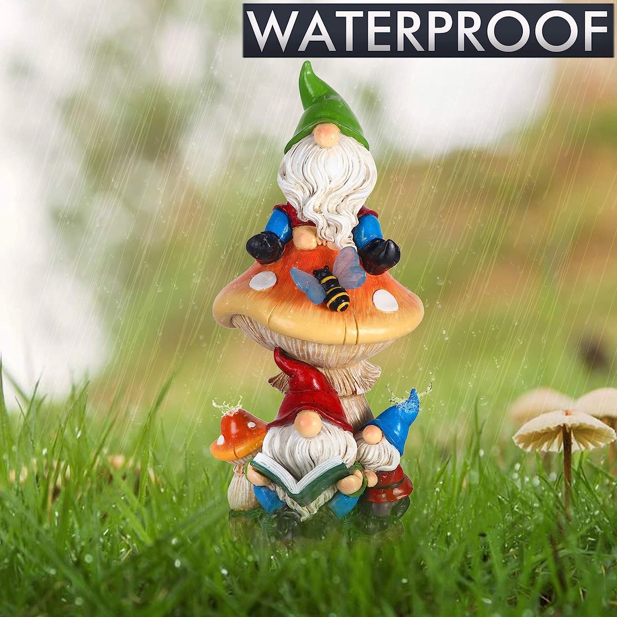 Acheter Figurine de champignon humoristique, résistante aux