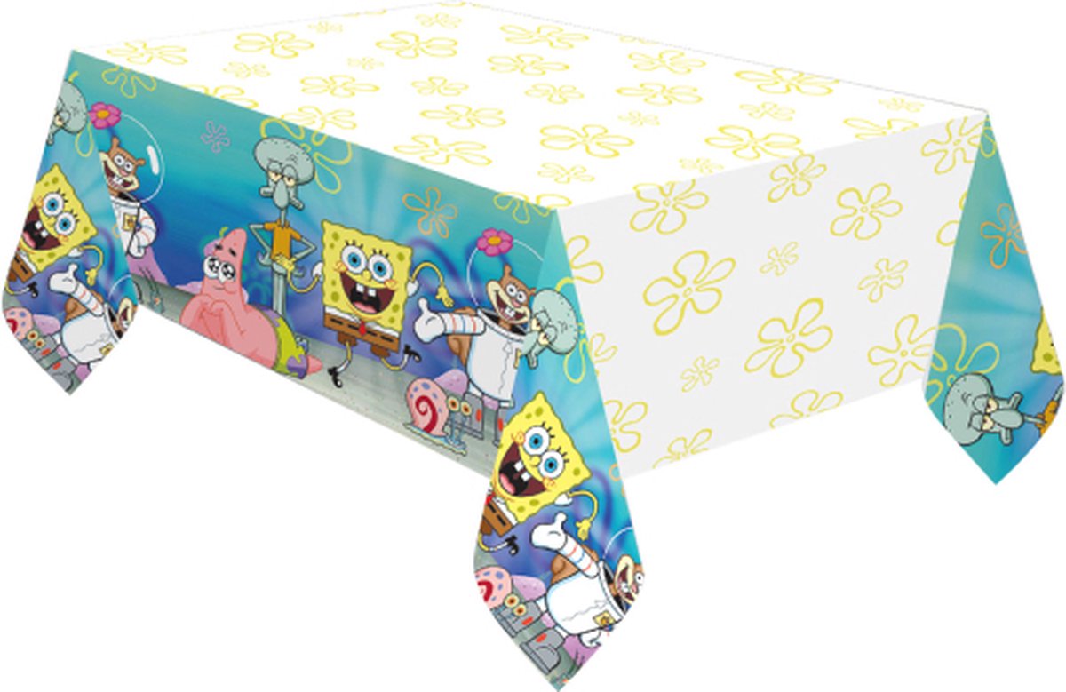 SpongeBob Laugh papieren tafelkleed 120x180 cm