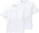 SCHIESSER American T-shirt (2-pack) - heren shirt korte mouw wit - Maat: XXL