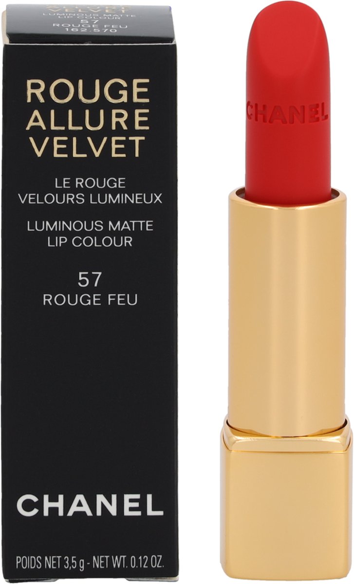 CHANEL Rouge Allure Velvet 57 Rouge Feu 3.5g