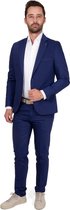 Suitable - Kostuum Royal Blauw - Heren - Maat 54 - Modern-fit