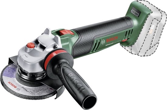 BOSCH Universal Grind 18V-75 Haakse slijper Zwart, Groen