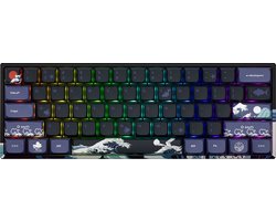 GG M61 Kanagawa – Mechanisch Gaming Toetsenbord – Draadloos – RGB – Gateron Yellow