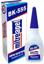 Secondelijm 20gr - BK 555 -Super glue - Repair Extreme - Multilijm - Alleslijm - Seconden Lijm - Instant Adhesive