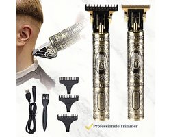 Baardtrimmer Mannen – Professionele Draadloze Tondeuse – Haartrimmer & Scheerapparaat – Hoofd, Baard & Lichaamsverzorging – Yesin®
