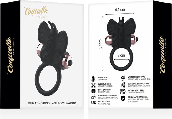 Coquette Cock Ring With Vibrator Cock Ring