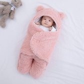 SoftSteps Babyslaapzak - Roze - Inbakerdoek Baby - 0-6 maanden