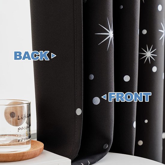 HOOMstyle Vitrage Kant en Klaar Gordijn - Voile - Met Ringen - 140x270cm - Grijs