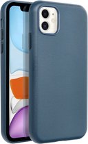 Casify Leren Hoesje met MagSafe voor iPhone 11 - Donkerblauw