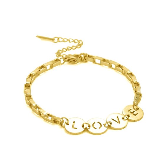 Sorprese armband - Love - armband dames - goud - cadeau - Model B
