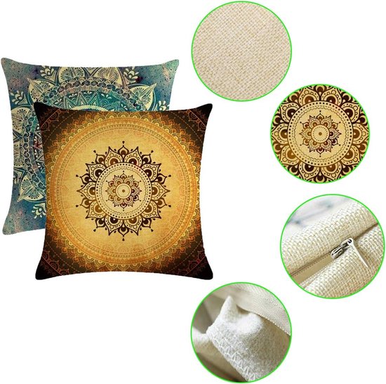 UNIQUE LIVING Kussen Dahlia taupe 45x45 cm kopen