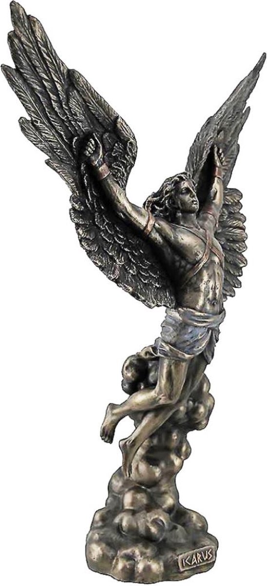 Veronese Design Vlucht van Icarus Gebronsd Beeld - (hxbxd) 32cm x 24,5 cm x 9,5 cm