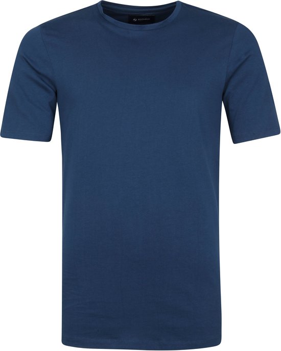 Suitable - Respect T-shirt Jim Donkerblauw - Heren - Maat 3XL - Modern-fit