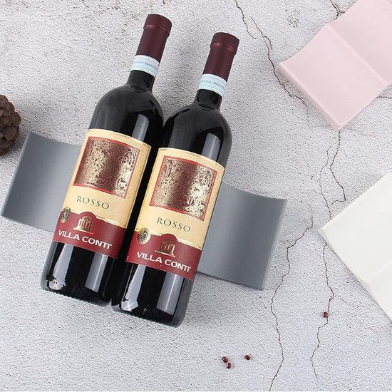 Porte-bouteilles, 2 porte-bouteilles koelkast , porte-bouteilles de style européen, porte-bouteilles en plastique pour bouteilles et canettes, organisateur pour koelkast, cuisine (blanc)