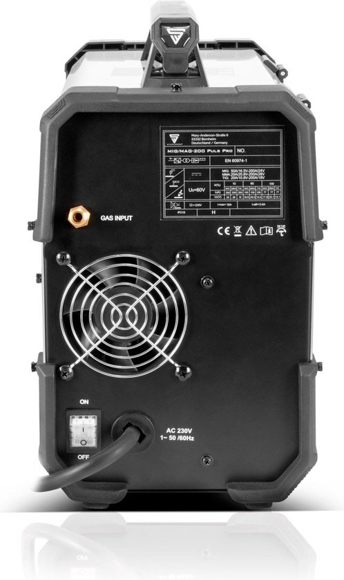 STAHLWERK MIG MAG 200 Puls Pro IGBT inert gas lasapparaat compleet ...