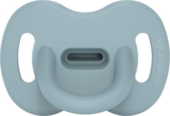 Product: Suavinex Essence Reversible Blue 6-18m Silicone Fopspeen SXSEP20081641, van het merk Suavinex