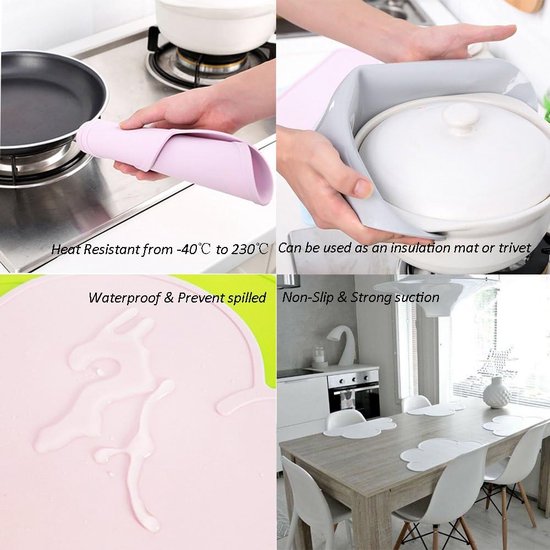 Vind siliconen placemat op - maart 2026 Siliconen Placemat | Eeveve Siliconen placemats - Etsy Nederland Siliconen placemats - hittebestendig en antislip (2 stuks) | bol