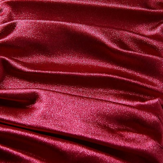 Gants Satin froissé - Fuchsia - Taille Unique - Gants Dentelle - Gants de Mariée - Gants Longs - Apollo - Carnaval