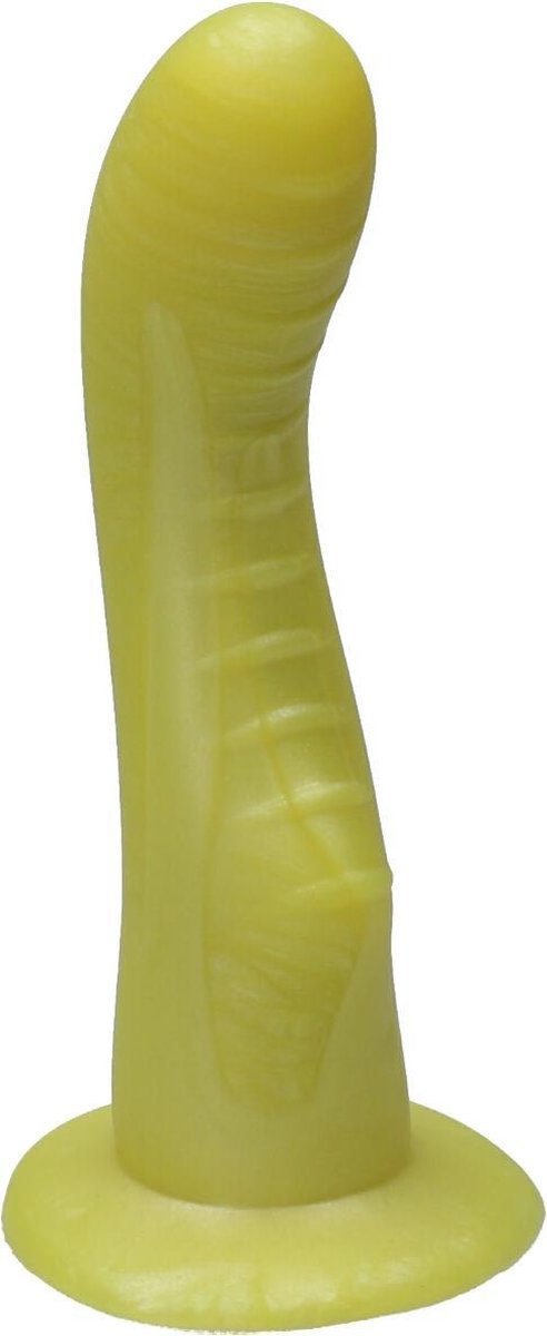 Goedkoopste Ylva & Dite - Kajsa - Siliconen G-spot / Prostaat dildo - Made in Holland - Citroen Geel