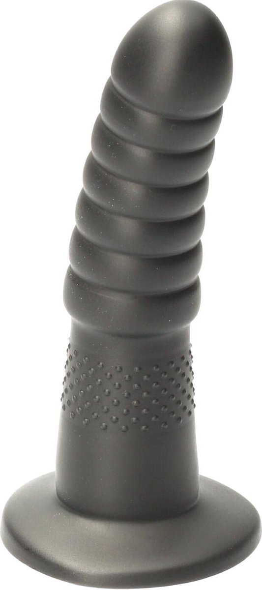Goedkoopste Ylva & Dite - Aria - Siliconen Anale / Vaginale dildo - Made in Holland - Zwart