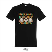 T-shirt Don't worry be Hoppy - T-shirt korte mouw - zwart - 12 jaar